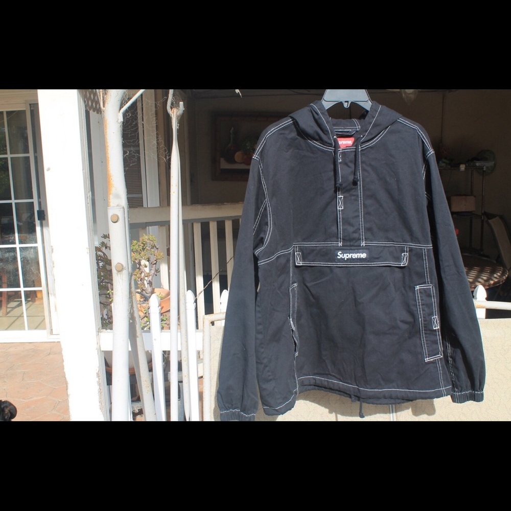 Supreme Contrast Stitch Twill Pullover